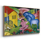 The Dream, 1912 - Floater Framed Canvas Print