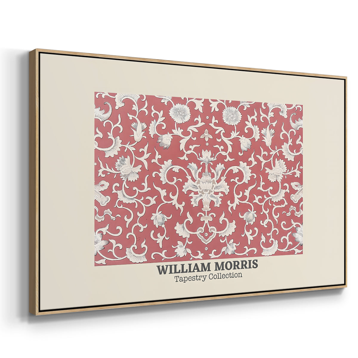 Examples of Chinese Ornament, Pl. XCV (Morris Inspired), 1867 - Floater Framed Canvas Print