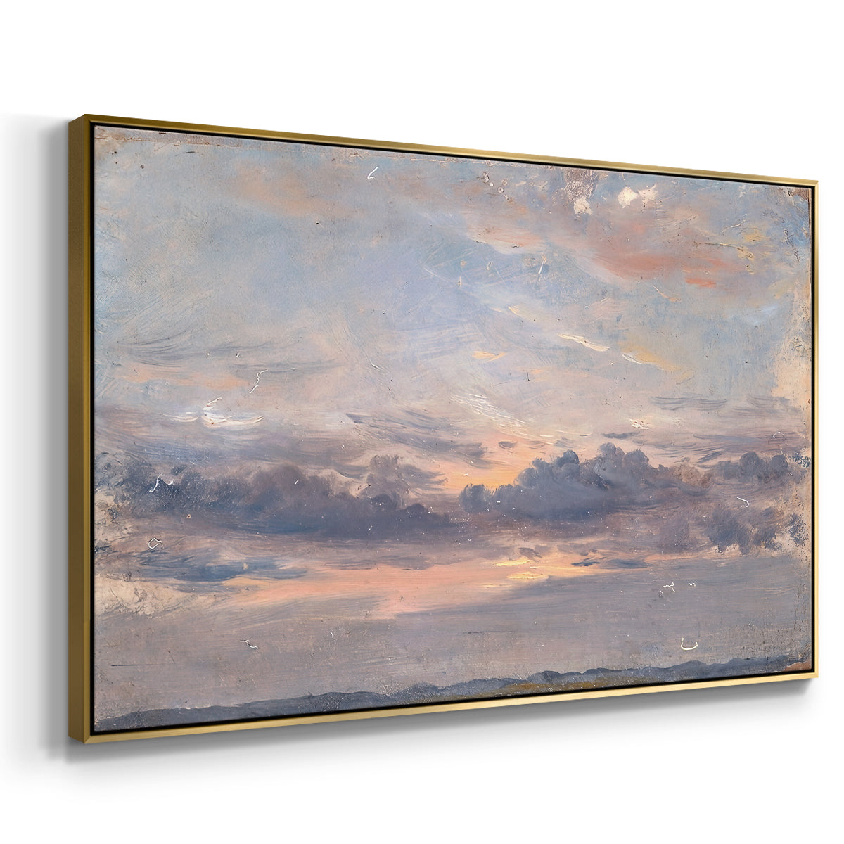 A Cloud Study, Sunset, c. 1821-1822 - Floater Framed Canvas Print