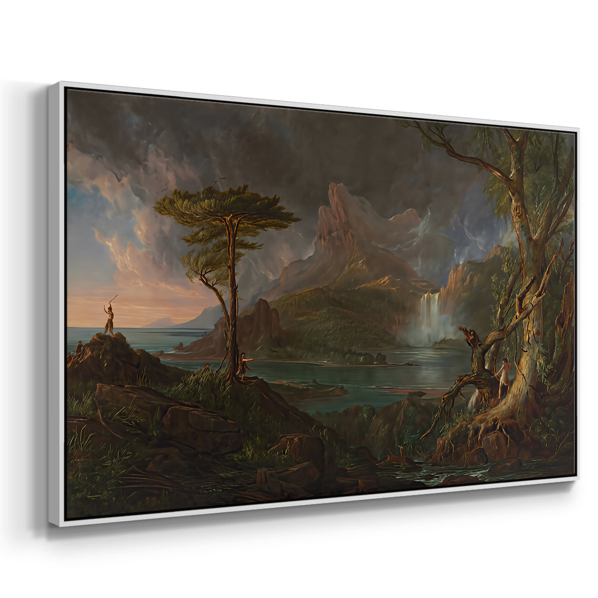 A Wild Scene, 1831-1832 - Floater Framed Canvas Print
