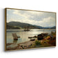 By the Water, 1876 - Floater Framed Canvas Print