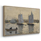 Two Schooners, Gloucester, c. 1880 - Floater Framed Canvas Print