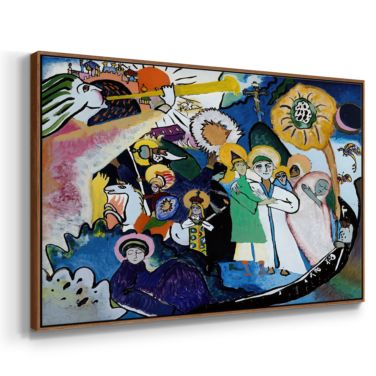 All Saints Day I, 1911 - Floater Framed Canvas Print