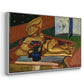 Sculpture and Persian Vase (The Bronze Figure), 1908 - Floater Framed Canvas Print