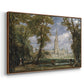Salisbury Cathedral from the Bishop's Grounds, c. 1825 - Floater Framed Canvas Print