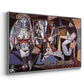 Women of Algiers (Version O), 1955 - Floater Framed Canvas Print