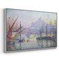 The Port of Marseille, 1905 - Floater Framed Canvas Print