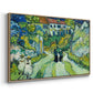 Stairway at Auvers, 1890 - Floater Framed Canvas Print