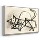 Study of a Cat (Étude de chat), 1946 - Floater Framed Canvas Print