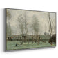 Washerwomen in a Willow Grove, c. 1871 - Floater Framed Canvas Print