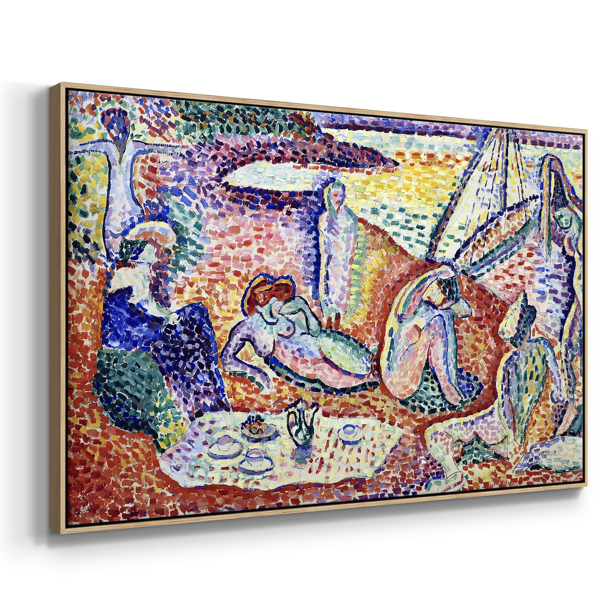 Luxe, Calme et Volupté, 1904 - Floater Framed Canvas Print