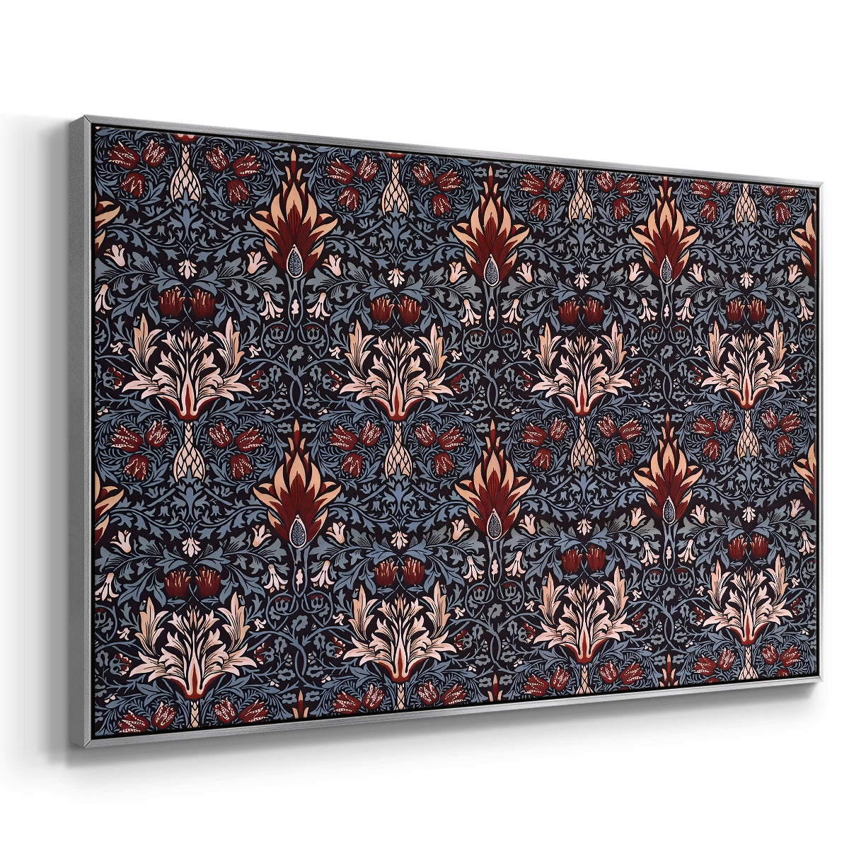 Snakeshead (Printed Textile), c. 1876 - Floater Framed Canvas Print