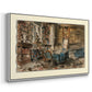 Cabinet de Flaubert à Croisset, 1874 - Floater Framed Canvas Print