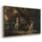 The Reverend Thomas Levett and Favourite Dogs, Cock-Shooting, 1811 - Floater Framed Canvas Print