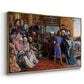 The Finding of the Saviour in the Temple, 1854-1860 - Floater Framed Canvas Print