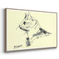 Cat (Le chat), c. 1961 - Floater Framed Canvas Print