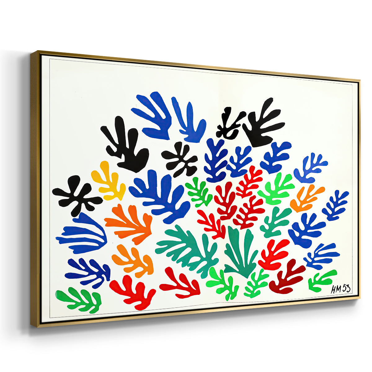 The Sheaf (La gerbe), 1953 - Floater Framed Canvas Print