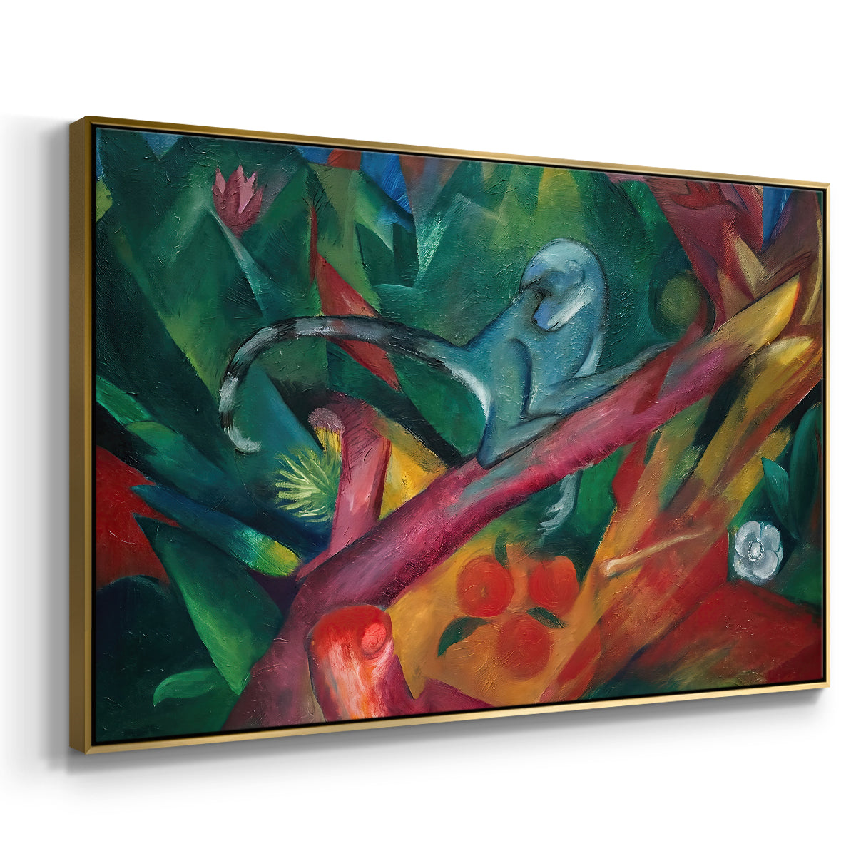 The Monkey, 1912 - Floater Framed Canvas Print