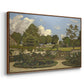 The Painter's Garden at Saint-Privé, 1886 - Floater Framed Canvas Print