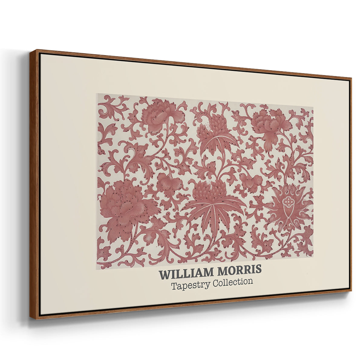 Examples of Chinese Ornament, Pl. XCIII (Morris Inspired), 1867 - Floater Framed Canvas Print