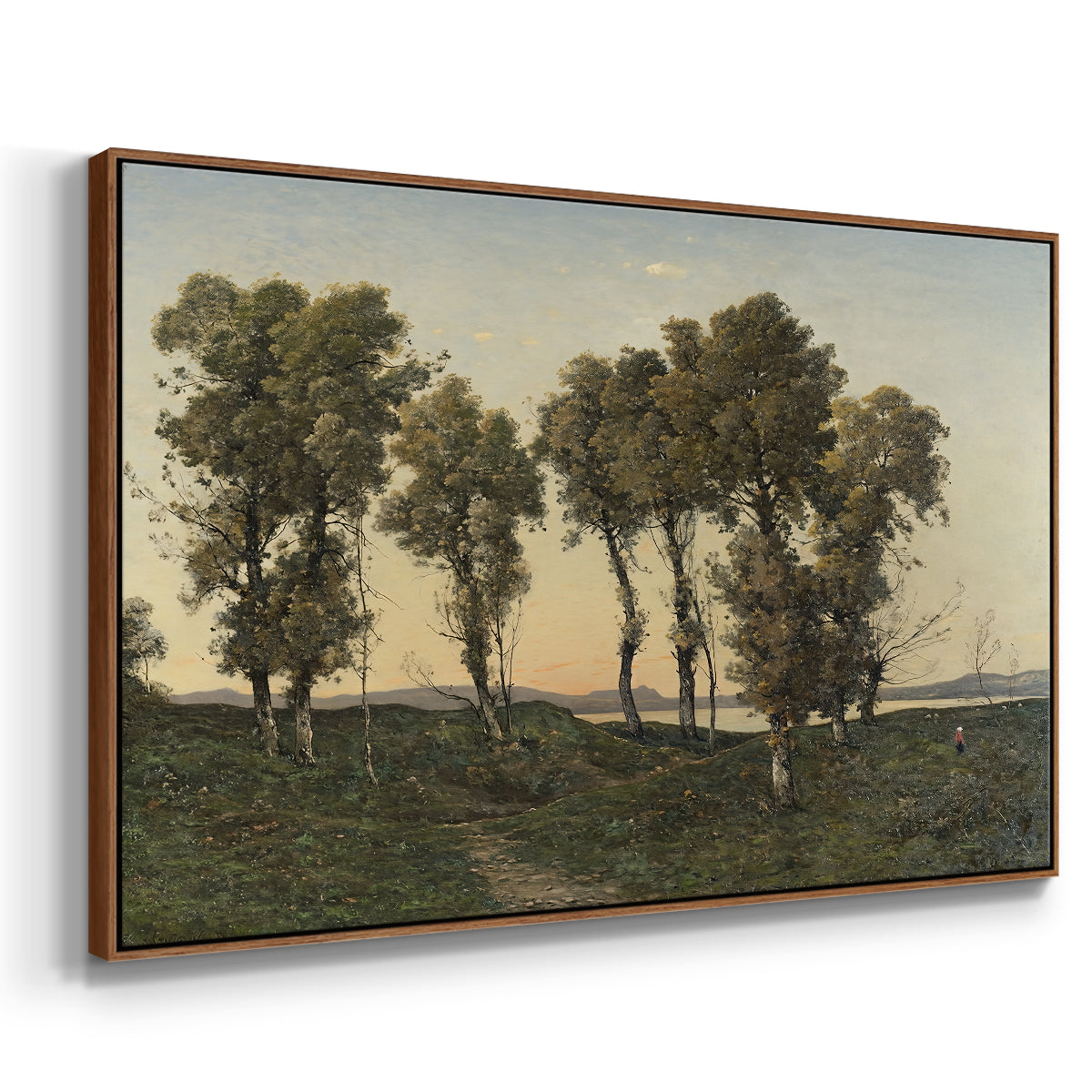 Autumn Evening, 1894 - Floater Framed Canvas Print