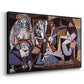 Women of Algiers (Version O), 1955 - Floater Framed Canvas Print