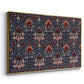 Snakeshead (Printed Textile), c. 1876 - Floater Framed Canvas Print