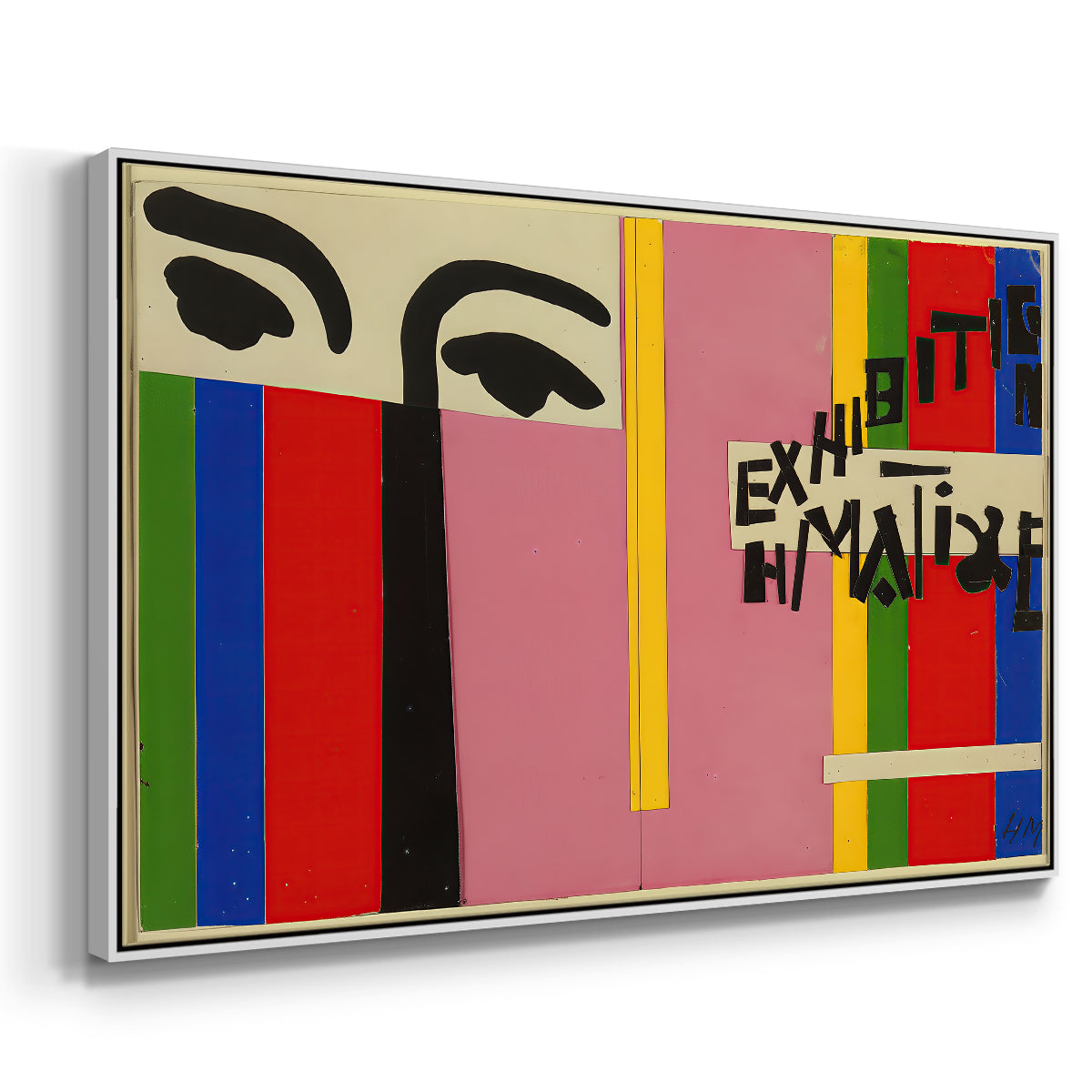 Design for Cover of Exhibition Catalogue, 1951 - Floater Framed Canvas Print