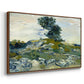 The Rocks, 1888 - Floater Framed Canvas Print