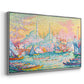 The Golden Horn, Constantinople, 1907 - Floater Framed Canvas Print