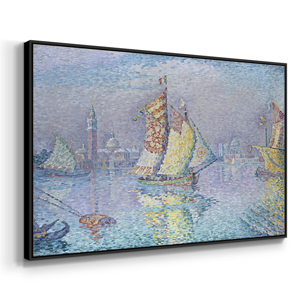 Venice, the Yellow Sail, 1904 - Floater Framed Canvas Print