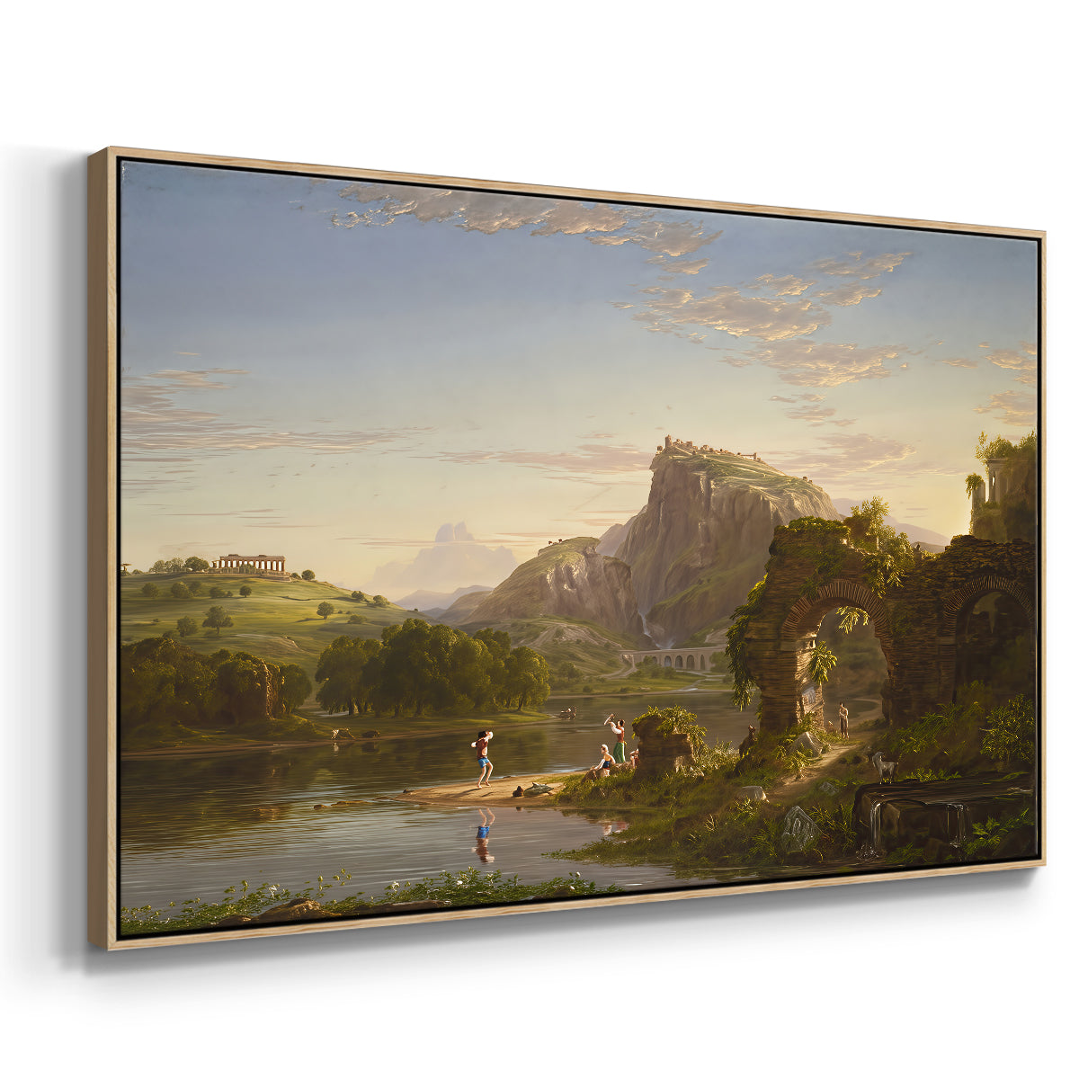 L'Allegro, 1845 - Floater Framed Canvas Print