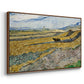 Enclosed Field with Ploughman, 1889 - Floater Framed Canvas Print