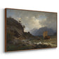 From the Western Coast of Norway, 1862 - Floater Framed Canvas Print
