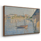 Le Clipper, Asnières, 1887 - Floater Framed Canvas Print