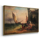 Fisherman's Family from Chioggia, 1838 - Floater Framed Canvas Print