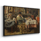 The Meal (De maaltijd), c. 1885 - Floater Framed Canvas Print