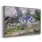 Houses in Auvers, 1890 - Floater Framed Canvas Print