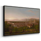 View of Florence from San Miniato, 1837 - Floater Framed Canvas Print