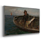 Fishermen from Rügen, 1882 - Floater Framed Canvas Print
