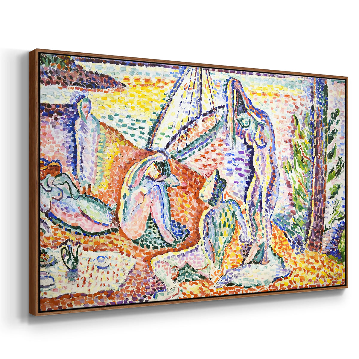 Luxe, Calme et Volupté, 1904 - Floater Framed Canvas Print