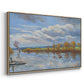 The Banks of the River Seine, 1893 - Floater Framed Canvas Print