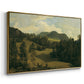 Landscape near Miesenbach, c. 1830 - Floater Framed Canvas Print