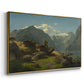 Balestrand, 1848 - Floater Framed Canvas Print