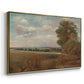 Landscape at Hampstead, with Harrow in the Distance, c. 1849-1855 - Floater Framed Canvas Print