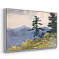 North Woods Club, Adirondacks, 1892 - Floater Framed Canvas Print