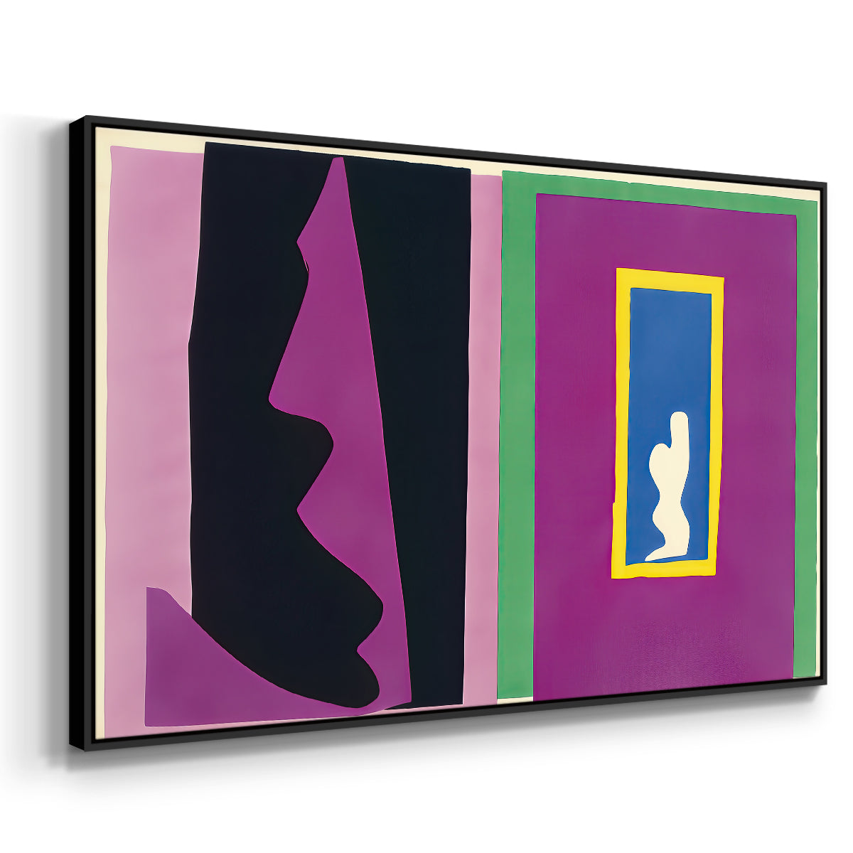 Destiny (Le destin), from Jazz, 1947 - Floater Framed Canvas Print