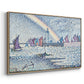 Entrance to the Port of Honfleur, 1899 - Floater Framed Canvas Print