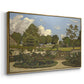 The Painter's Garden at Saint-Privé, 1886 - Floater Framed Canvas Print