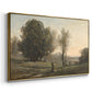 Landscape (Souvenir of les landes), c. 1872 - Floater Framed Canvas Print